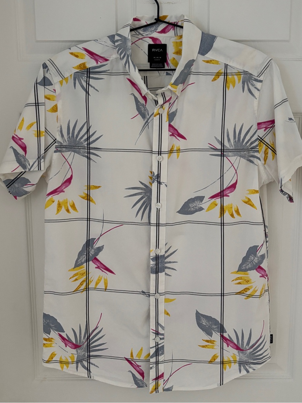 RVCA S/S button down, medium